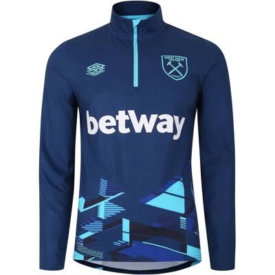 Umbro 2023-2024 West Ham Warm Up Mid Layer - Funkcjonalne Ubrania Sportowe Umbro 2023-2024 West Ham Warm Up Mid Layer - Funkcjonalne Ubrania Sportowe
