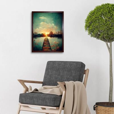 Artery8 - Path Into The Light - 12x16 inch - Art Print Artery8 - Path Into The Light - 12x16 inch - Art Print