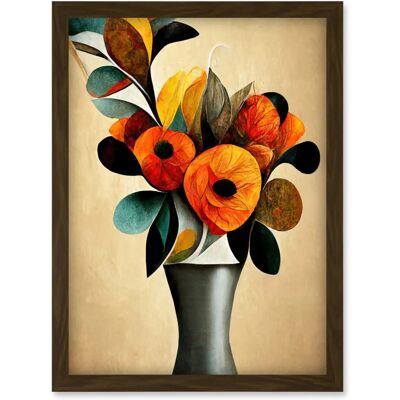 Artery8 - Abstract Autumn - Orange - Bouquet - Wall Art Print Artery8 - Abstract Autumn - Orange - Bouquet - Wall Art Print
