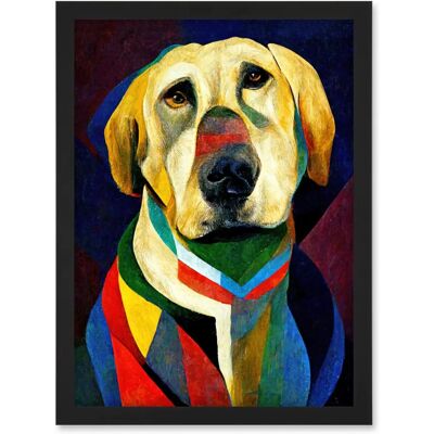 Artery8 - Kandinsky's Dog Abstract - Wall Art Print Artery8 - Kandinsky's Dog Abstract - Wall Art Print