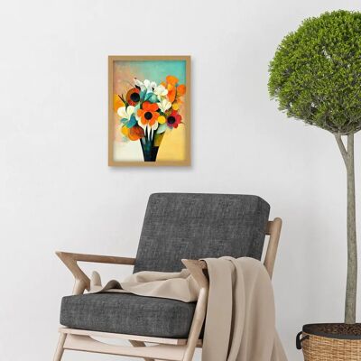 Artery8 - Modern Abstract Oil - Wall Art Print Artery8 - Modern Abstract Oil - Wall Art Print