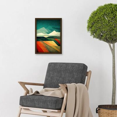 Artery8 - Abstract Landscape Artwork - A4 - Wall Art Artery8 - Abstract Landscape Artwork - A4 - Wall Art