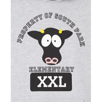 South Park Mens Hoodie Grey Cow Large - Hoodie South Park Mens Hoodie Grey Cow Large - Hoodie