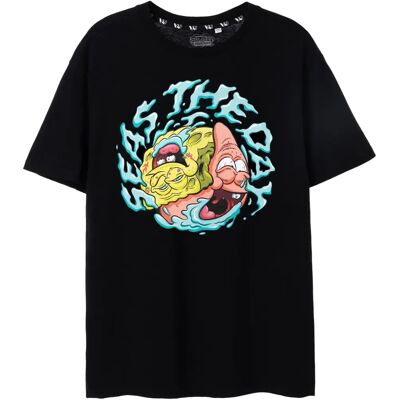 SpongeBob SquarePants Black X-Large Nautical T-Shirt SpongeBob SquarePants Black X-Large Nautical T-Shirt
