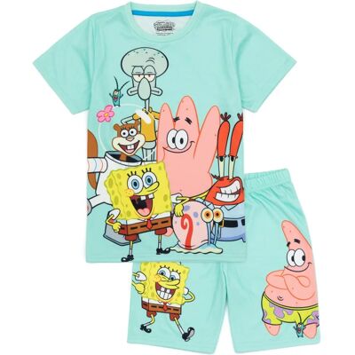 SpongeBob SquarePants Boys Short Sleeve Short Leg Pyjama Set - Pyjama Set SpongeBob SquarePants Boys Short Sleeve Short Leg Pyjama Set - Pyjama Set