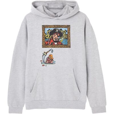 SpongeBob SquarePants Men's Hoodie - Artistic Gary Grey Large - Hoodie SpongeBob SquarePants Men's Hoodie - Artistic Gary Grey Large - Hoodie