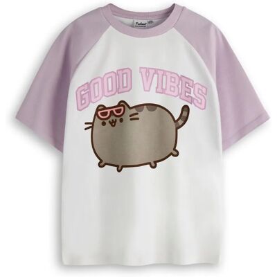 Vanilla Underground Pusheen T-Shirt Blanc Confort - Publicité Vanilla Underground Pusheen T-Shirt Blanc Confort - Publicité
