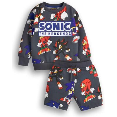 Sonic the Hedgehog Sweatshirt - Boys Grey Clothing Set Sonic the Hedgehog Sweatshirt - Boys Grey Clothing Set