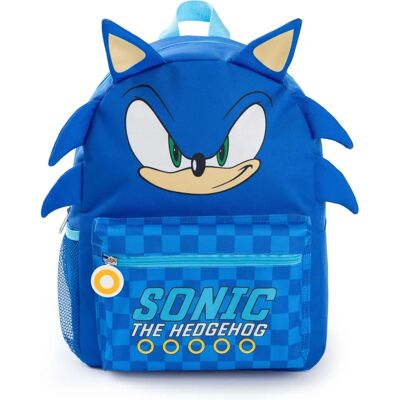 Sonic the Hedgehog Backpack - Unisex Kids Blue Sonic the Hedgehog Backpack - Unisex Kids Blue