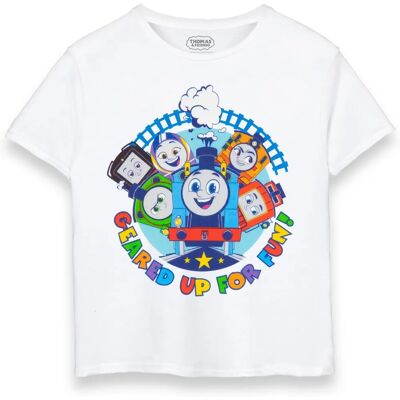 Vanilla Underground T-shirt pour garçons Thomas & Friends - Blanc, 5-6 Ans - T-Shirt - Publicité Vanilla Underground T-shirt pour garçons Thomas & Friends - Blanc, 5-6 Ans - T-Shirt - Publicité