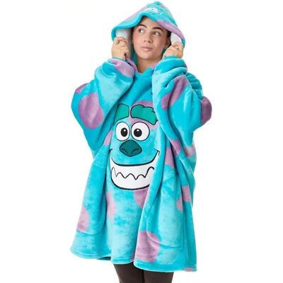 Disney Sulley Bleu Unisexe Couverture à Capuche Disney Sulley Bleu Unisexe Couverture à Capuche