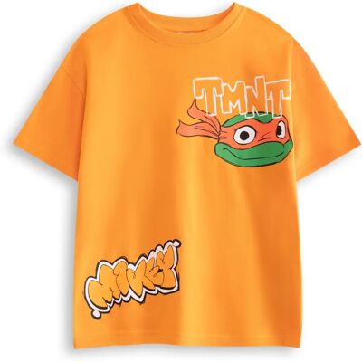 Vanilla Underground Mikey Teenage Mutant Ninja Turtles Boys Short Sleeve T-Shirt - T-Shirt Vanilla Underground Mikey Teenage Mutant Ninja Turtles Boys Short Sleeve T-Shirt - T-Shirt