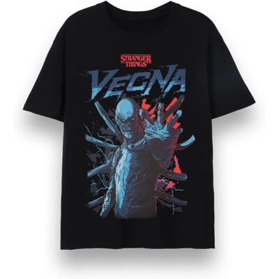 Vanilla Underground Stranger Things T-Shirt Vecna Manches Courtes Noire - Publicité Vanilla Underground Stranger Things T-Shirt Vecna Manches Courtes Noire - Publicité