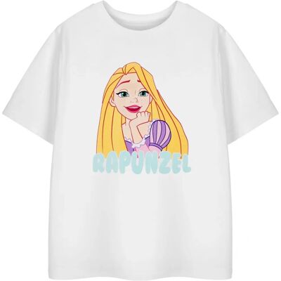 Disney Rapunzel Girls White Short Sleeve T-Shirt - Girl's Disney Princess Tee Disney Rapunzel Girls White Short Sleeve T-Shirt - Girl's Disney Princess Tee