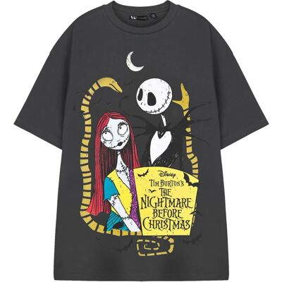 Disney Jack and Sally T-Shirt - Unisex Grey Disney Jack and Sally T-Shirt - Unisex Grey