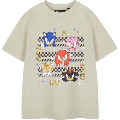 Sonic the Hedgehog Beige T-Shirt - Boys 9-10 Years Sonic the Hedgehog Beige T-Shirt - Boys 9-10 Years