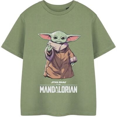 Vanilla Underground Star Wars Grogu Boys Green T-Shirt - Short Sleeve Mandalorian Vanilla Underground Star Wars Grogu Boys Green T-Shirt - Short Sleeve Mandalorian
