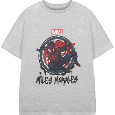 Marvel x Spider-Man Boys Grey Short Sleeve T-Shirt Marvel x Spider-Man Boys Grey Short Sleeve T-Shirt