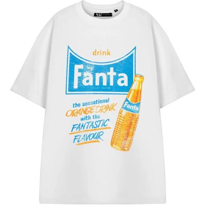 Coca Cola Fanta Orange Unisex White T-Shirt Coca Cola Fanta Orange Unisex White T-Shirt