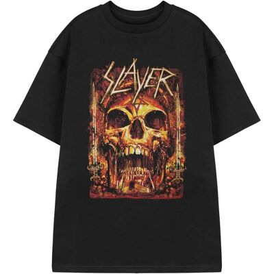 Slayer Mens Short Sleeved T-Shirt Black Skull Large - T-Shirt Slayer Mens Short Sleeved T-Shirt Black Skull Large - T-Shirt