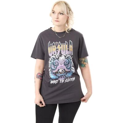 Vanilla Underground Ursula Grey Disney Villains Women's T-Shirt - T-Shirt Vanilla Underground Ursula Grey Disney Villains Women's T-Shirt - T-Shirt