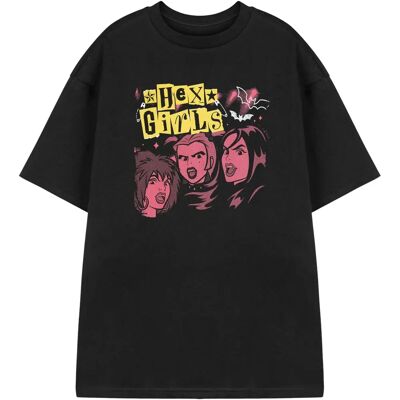 Scooby-Doo Hex Girls Punk Women's Black T-Shirt - Mystery Inc Scooby-Doo Hex Girls Punk Women's Black T-Shirt - Mystery Inc