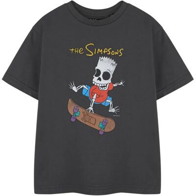 The Simpsons Bart Skeleton Skateboard Halloween T-Shirt The Simpsons Bart Skeleton Skateboard Halloween T-Shirt