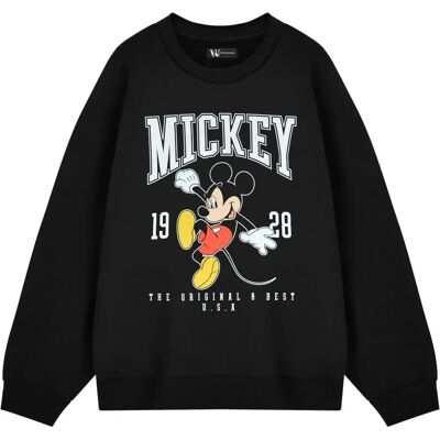 Disney Mickey Mouse Women's Black XXL Sweatshirt - Casual Iconic Apparel Disney Mickey Mouse Women's Black XXL Sweatshirt - Casual Iconic Apparel