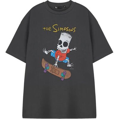 The Simpsons Bart Halloween Skull T-Shirt - T-Shirt The Simpsons Bart Halloween Skull T-Shirt - T-Shirt