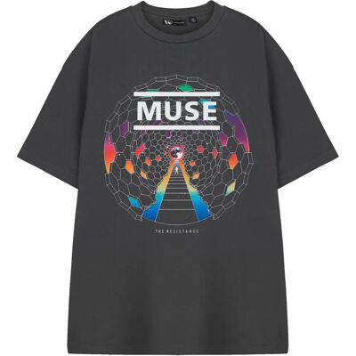 Muse Unisex Grey Resistance XXX-Large T-Shirt Muse Unisex Grey Resistance XXX-Large T-Shirt
