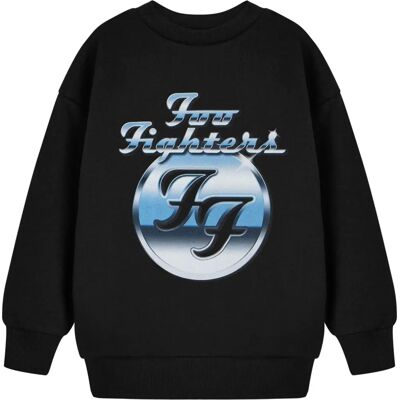 Foo Fighters Kids Black Metal Shine Sweatshirt - Unisex Foo Fighters Kids Black Metal Shine Sweatshirt - Unisex