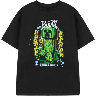 T-shirt graphique Creeper de Minecraft de Vanilla Underground pour garçons 7-8 ans - Publicité T-shirt graphique Creeper de Minecraft de Vanilla Underground pour garçons 7-8 ans - Publicité