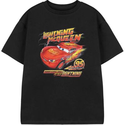 Disney Cars Black Lightning McQueen T-Shirt - Kids Disney Cars Black Lightning McQueen T-Shirt - Kids