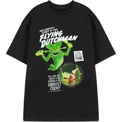 SpongeBob SquarePants Flying Dutchman Black T-Shirt - Unisex Casual Wear SpongeBob SquarePants Flying Dutchman Black T-Shirt - Unisex Casual Wear