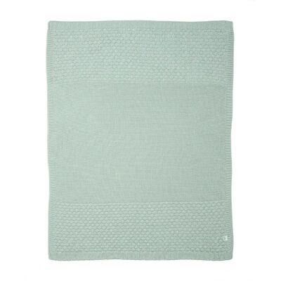 Mamas & Papas Knitted Blanket - Blue/Green - Welcome to the World Seedling Mamas & Papas Knitted Blanket - Blue/Green - Welcome to the World Seedling