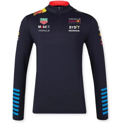 Castore 2024 Red Bull Racing Team 1/4 Zip Midlayer - Nacht Himmel Castore 2024 Red Bull Racing Team 1/4 Zip Midlayer - Nacht Himmel
