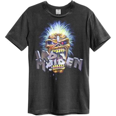Amplified Unisex Adult Chomp Iron Maiden T-Shirt - T-Shirt Amplified Unisex Adult Chomp Iron Maiden T-Shirt - T-Shirt