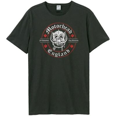 Amplified St Valentines Day Massacre Motorhead T-Shirt - Unisex, Charcoal, XS Amplified St Valentines Day Massacre Motorhead T-Shirt - Unisex, Charcoal, XS