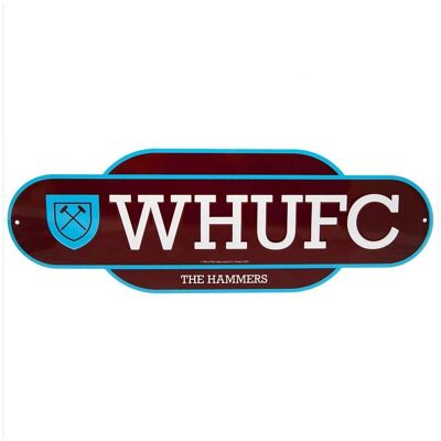 West Ham United FC Γουέστ Χαμ Γιουνάιτεντ Ρετρό Χρόνια Πλάκα - Plaque - Publicité West Ham United FC Γουέστ Χαμ Γιουνάιτεντ Ρετρό Χρόνια Πλάκα - Plaque - Publicité