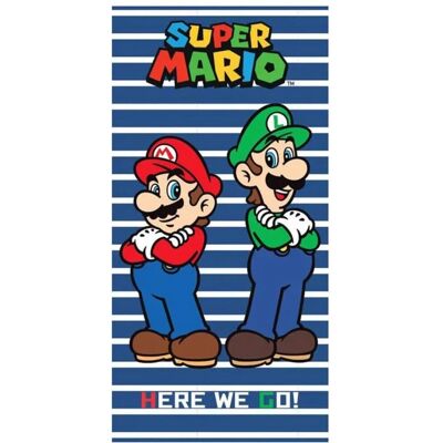 Super Mario Towel - Stripe, Luigi, Mario - Towel Super Mario Towel - Stripe, Luigi, Mario - Towel