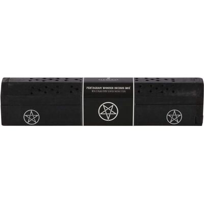 Elements Black Pepper Pentagram Wooden Incense Gift Set - Incense, Mango Wood, 10 Sticks Elements Black Pepper Pentagram Wooden Incense Gift Set - Incense, Mango Wood, 10 Sticks