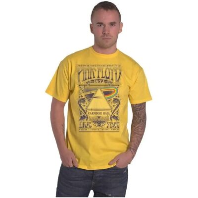 Pink Floyd Unisex Adult Carnegie Hall Poster T-Shirt - T-Shirt Pink Floyd Unisex Adult Carnegie Hall Poster T-Shirt - T-Shirt