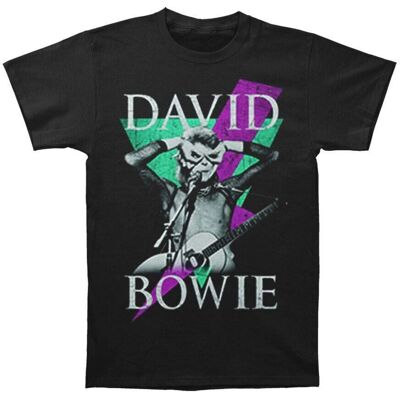 Maglietta Thunder di David Bowie - Nera - Taglia 44/Regolare - Unisex Maglietta Thunder di David Bowie - Nera - Taglia 44/Regolare - Unisex