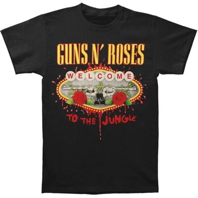 Guns N' Roses Guns N Roses Maglietta unisex per adulti Welcome to the Jungle Nero XXL Guns N' Roses Guns N Roses Maglietta unisex per adulti Welcome to the Jungle Nero XXL