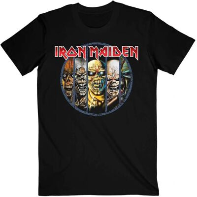 Maglietta Eddie Evolution nero XXL degli Iron Maiden - Unisex Adulto Maglietta Eddie Evolution nero XXL degli Iron Maiden - Unisex Adulto