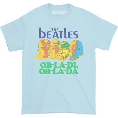 The Beatles Ob-La-Di Maglietta Celeste Pallido - Maglietta The Beatles Ob-La-Di Maglietta Celeste Pallido - Maglietta