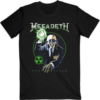 Megadeth Black M Rust In Peace Anniversary T-Shirt Megadeth Black M Rust In Peace Anniversary T-Shirt