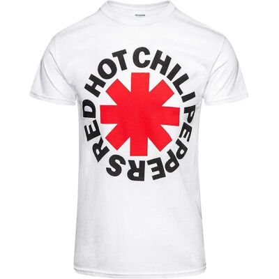Red Hot Chili Peppers Unisex T-Shirt White S - T-Shirt Red Hot Chili Peppers Unisex T-Shirt White S - T-Shirt