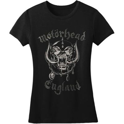 Maglietta Motorhead Inghilterra Nera - Maglietta Maglietta Motorhead Inghilterra Nera - Maglietta