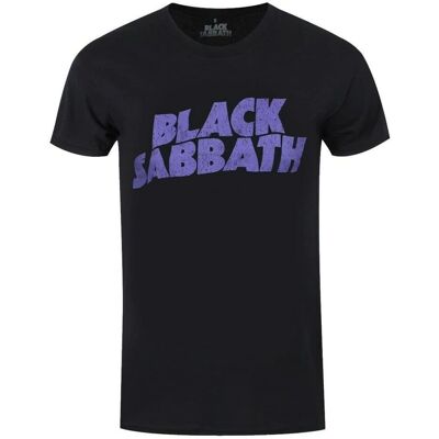 Black Sabbath Wavy Logo T-Shirt - T-Shirt Black Sabbath Wavy Logo T-Shirt - T-Shirt